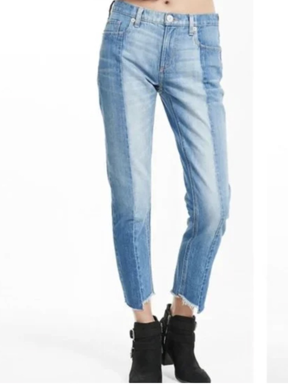 NWT Express Two-Toned Ankle Jean